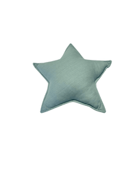 1 Linen star pillow | Sage green - hellolittlefox