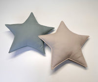 2 Stars pillow | Sage sreen & Beige - hellolittlefox
