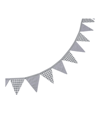Cotton Bunting Garland | Gray - hellolittlefox