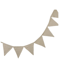Linen Bunting Garland | Beige - hellolittlefox
