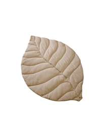 Linen Leaf Mat | Beige - hellolittlefox