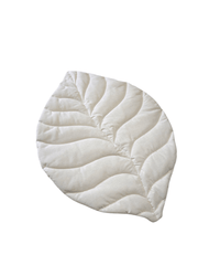 Linen Leaf mat | White - hellolittlefox