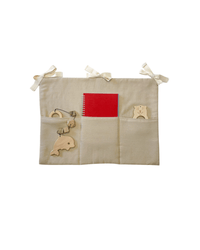 Linen toy pocket | Beige - hellolittlefox