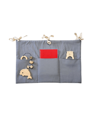 Linen toy pocket | Gray - hellolittlefox