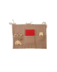 Linen toy pocket | Taupe - hellolittlefox