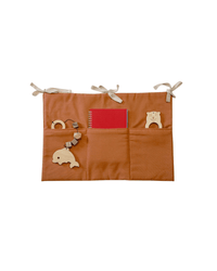 Linen toy pocket | Terracota - hellolittlefox