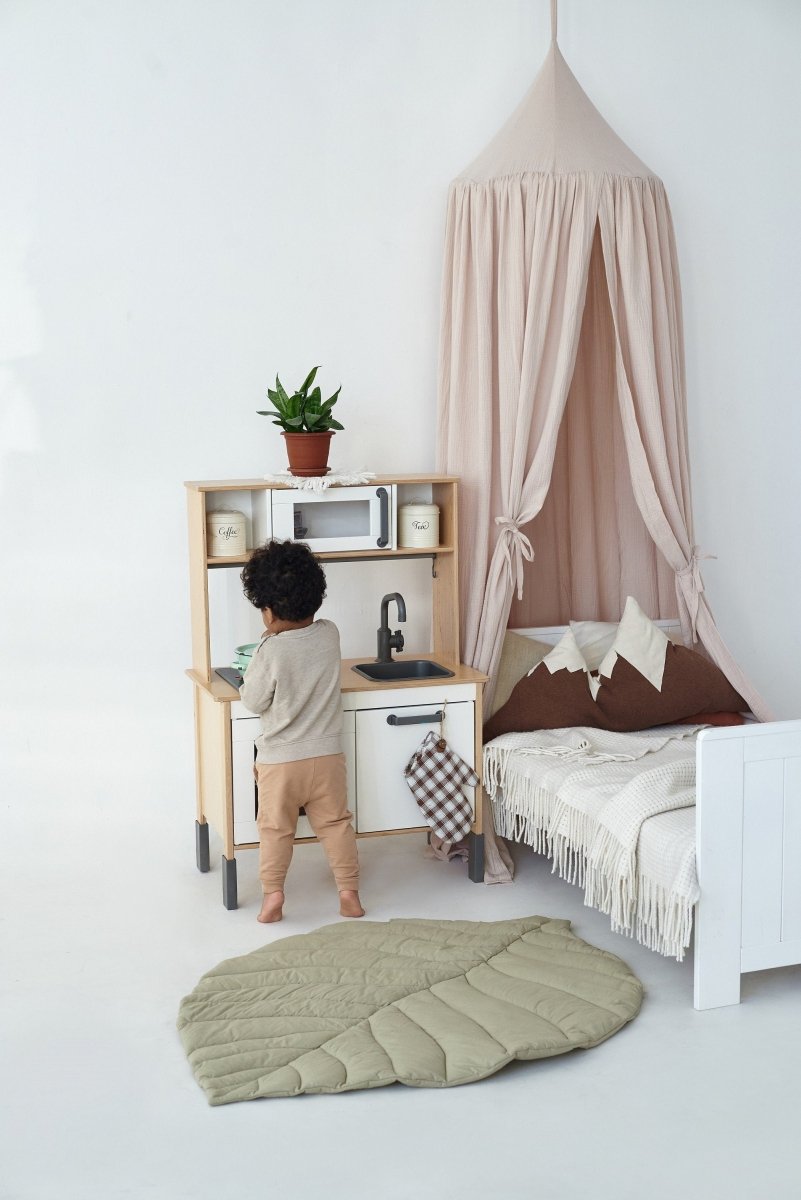 Muslin Bed Canopy for Crib & Nursery House Bed