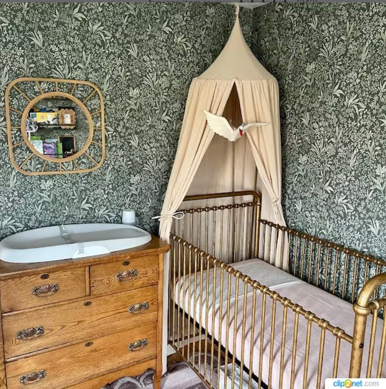 Muslin Kids Crib Canopy - Toddler Bed Cover & Hanging Canopy | HelloLittleFox