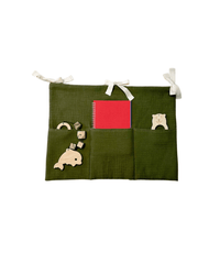 Muslin toy pocket | Khaki - hellolittlefox