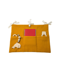 Muslin toy pocket | Mustard - hellolittlefox