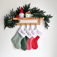 Personalized Christmas Stocking | Custom Embroidered - hellolittlefox